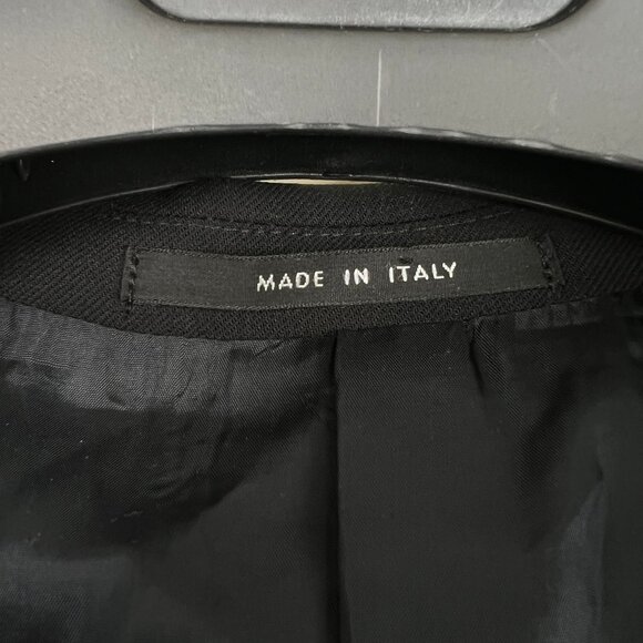 Armani Collezioni Harry Rosen 100% Wool Black Blazer Suit Jacket Coat Italy 42 R - Picture 5 of 13